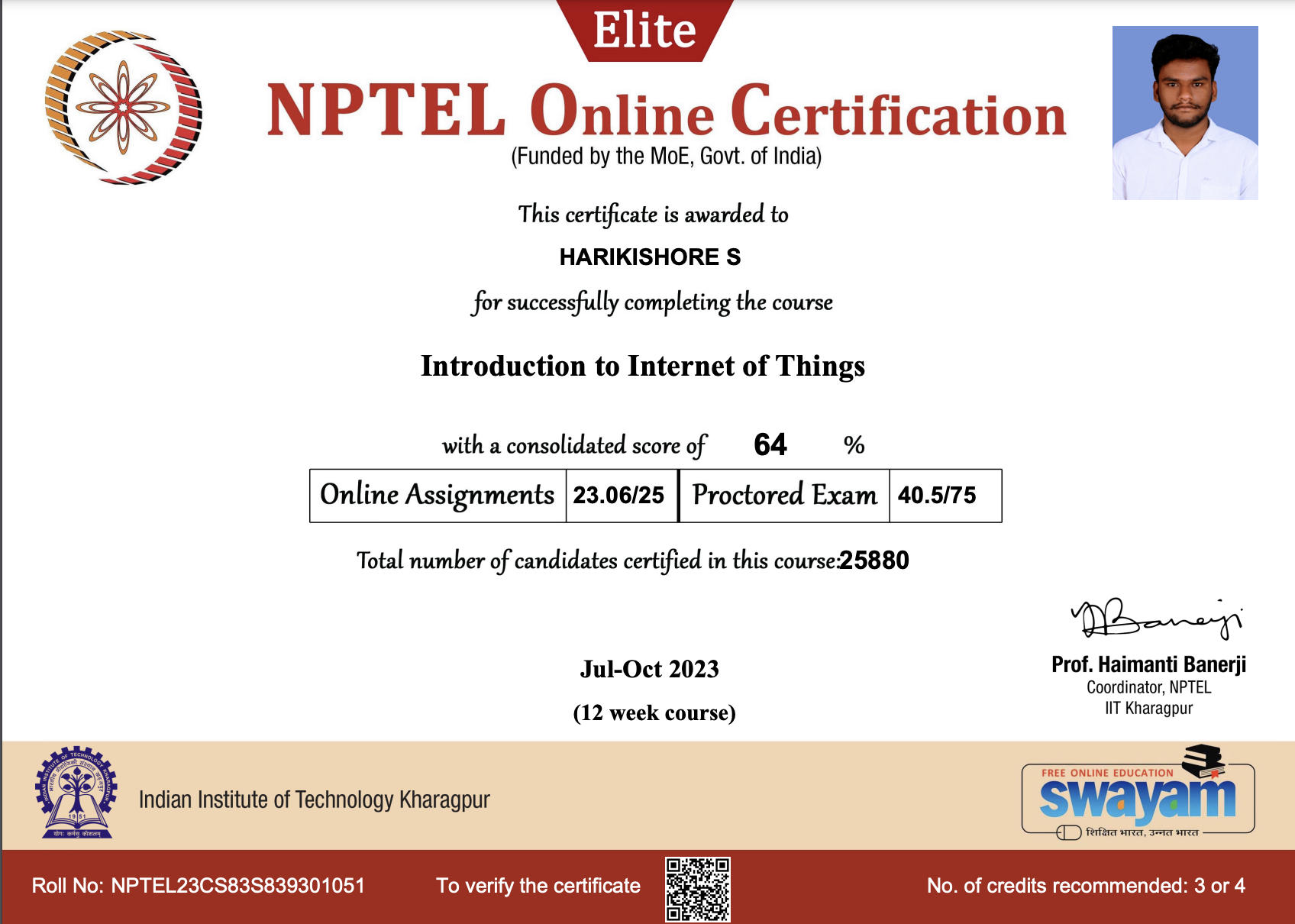 IoT Certificate